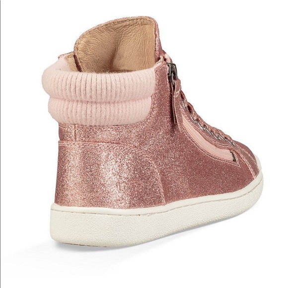 UGG Pink Glitter Sneaker Boots NWT - Picture 4 of 7